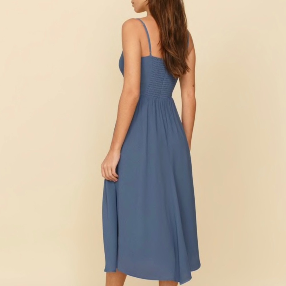 SOLD NWT Reformation Rosehip Dress in Morning Glory Blue - Picture 5 of 8